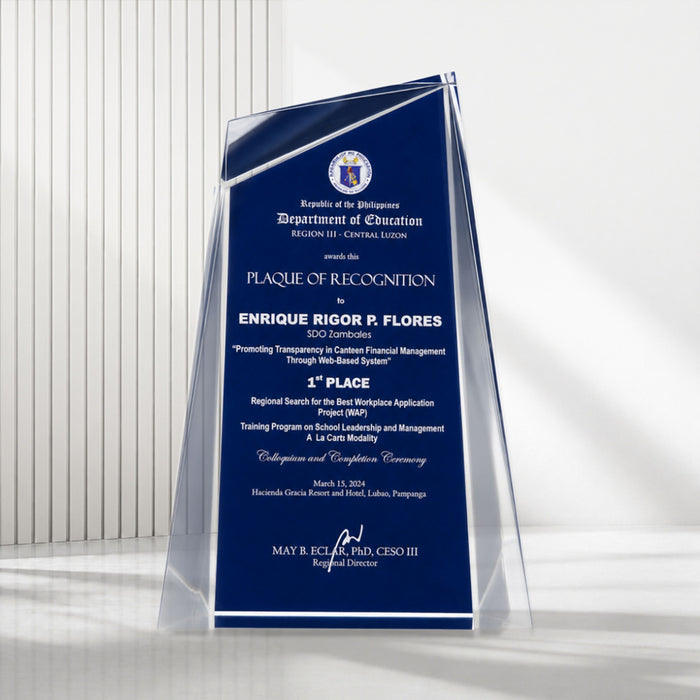 Acrylic Trophies & Plaques 8045