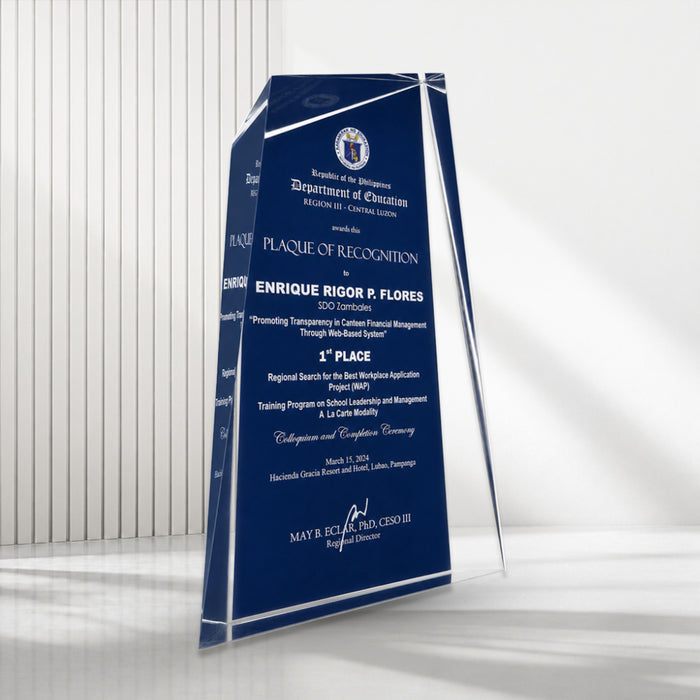 Acrylic Trophies & Plaques 8045