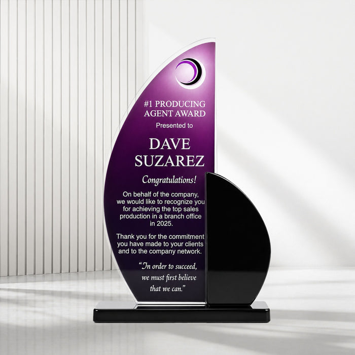 Acrylic Trophies & Plaques 8053