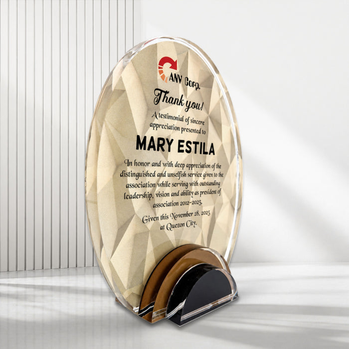 Acrylic Trophies & Plaques 8054
