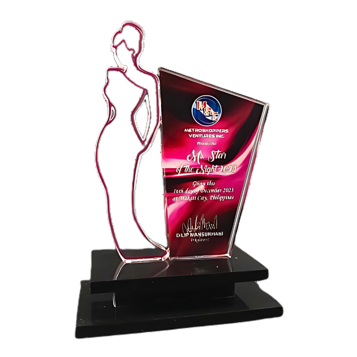 Acrylic Beauty Pageant Awards 8073F — Jay C. Designs