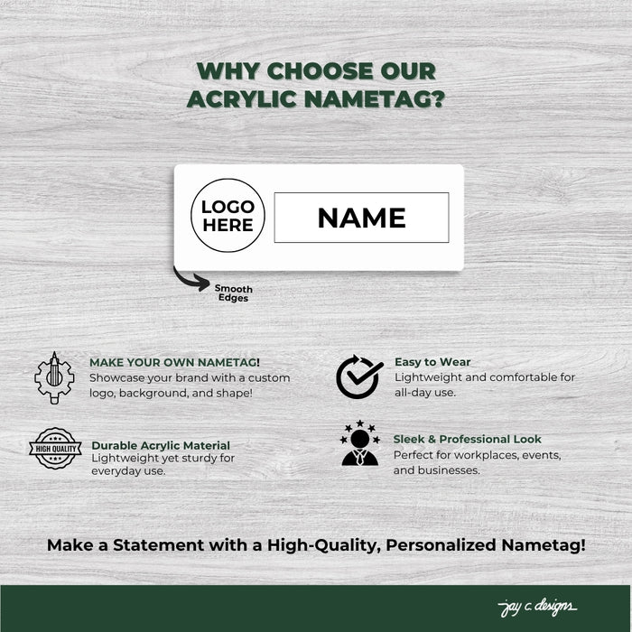 Insertable Name Tags Series