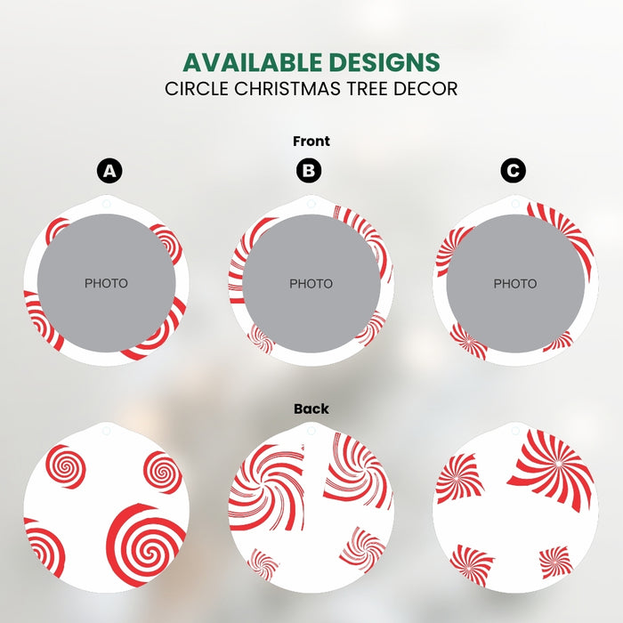 1260 Christmas Tree Decor (Circle)