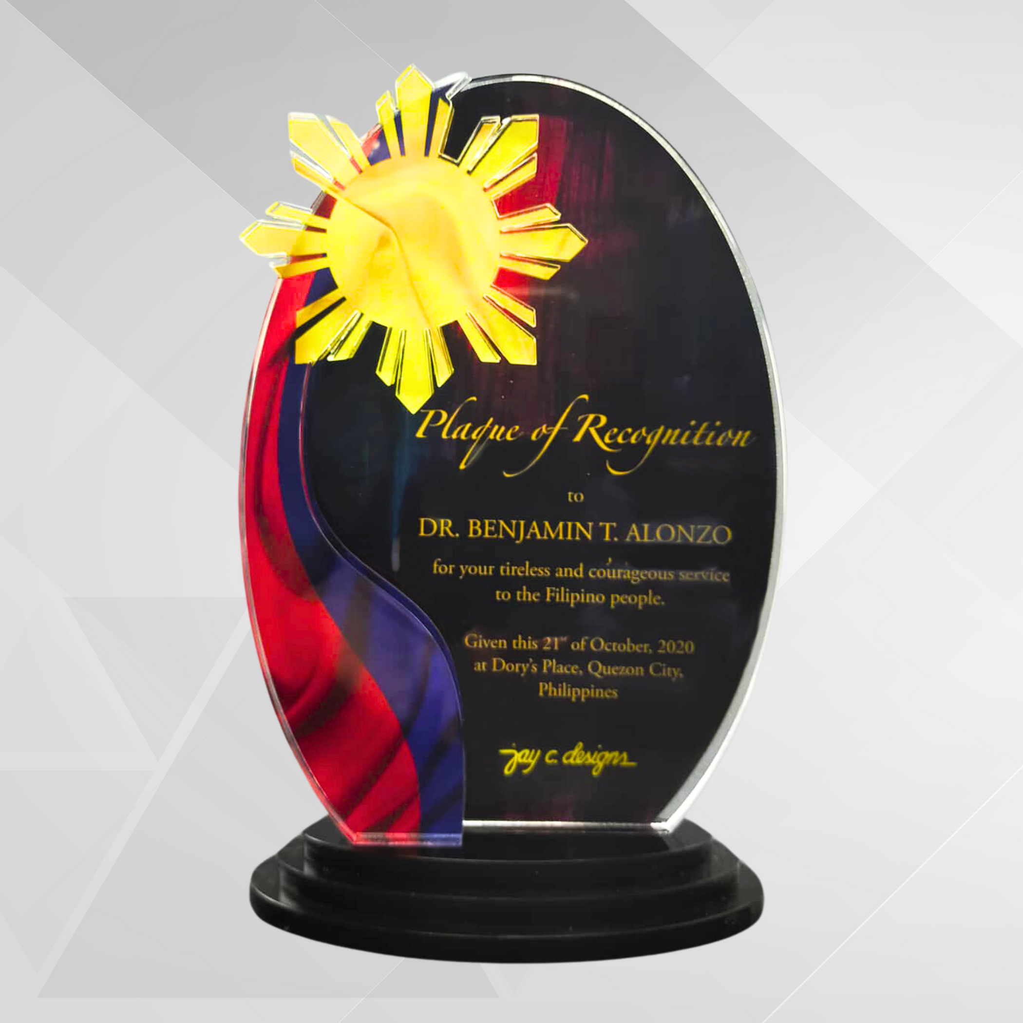Customized Plaques and Trophies for Recognition — Jay C. Designs