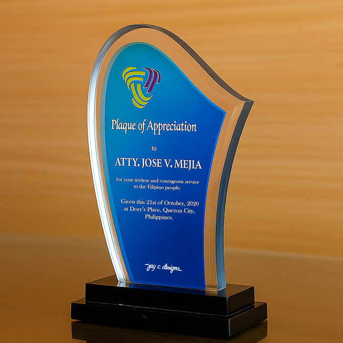 Customize Acrylic Trophies & Plaques 8002