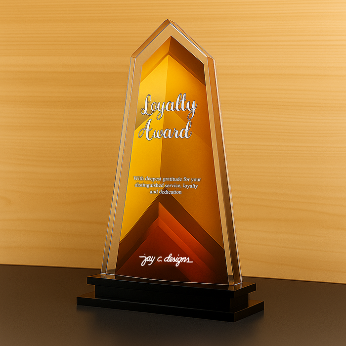 Customize Acrylic Trophies & Plaques 8004