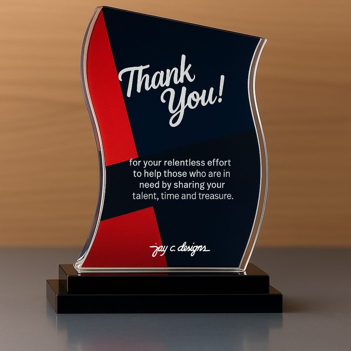 Customize Acrylic Trophies & Plaques 8005