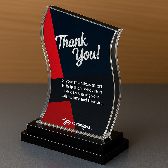 Customize Acrylic Trophies & Plaques 8005