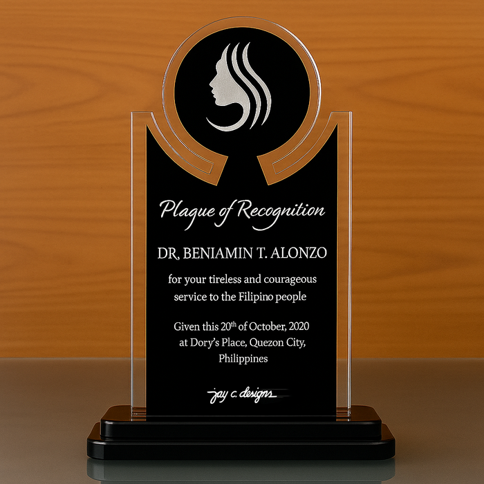 Customize Acrylic Trophies & Plaques 8006