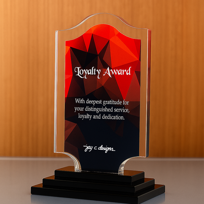 Customize Acrylic Trophies & Plaques 8007