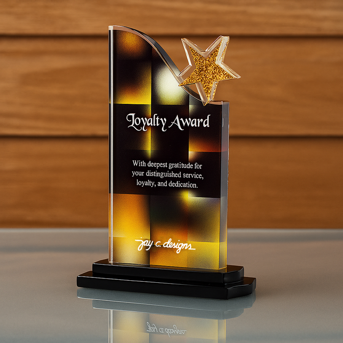 Customize Acrylic Trophies & Plaques 8008