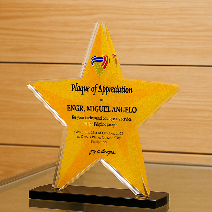Customize Acrylic Trophies & Plaques 8009