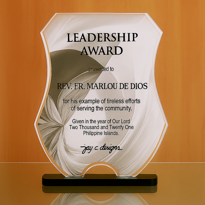 Customize Acrylic Trophies & Plaques 8010