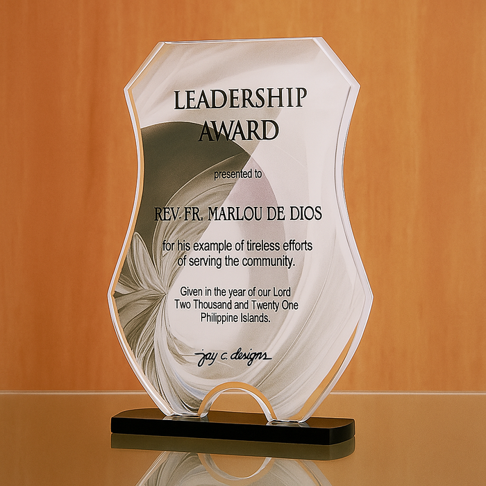 Customize Acrylic Trophies & Plaques 8010