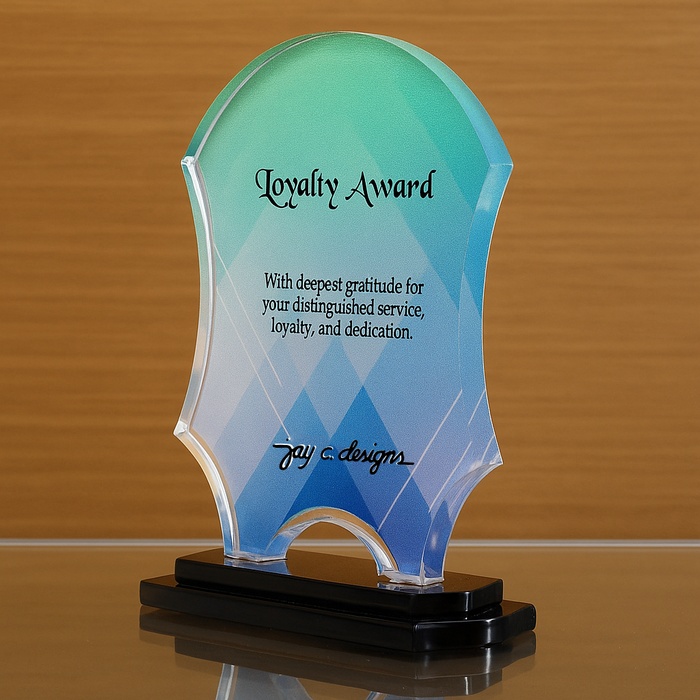 Customize Acrylic Trophies & Plaques 8012