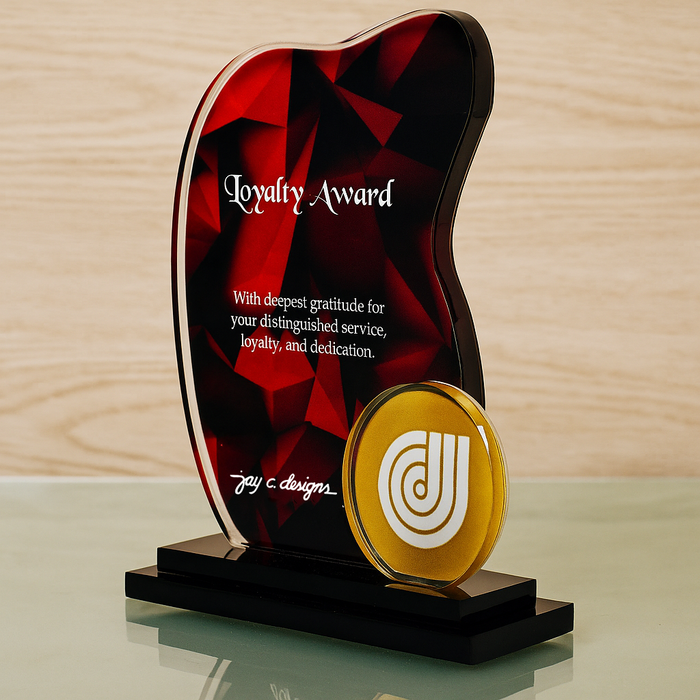 Customize Acrylic Trophies & Plaques 8017