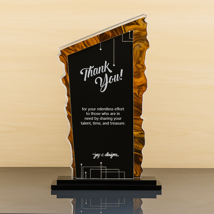 Customize Acrylic Trophies & Plaques 8014