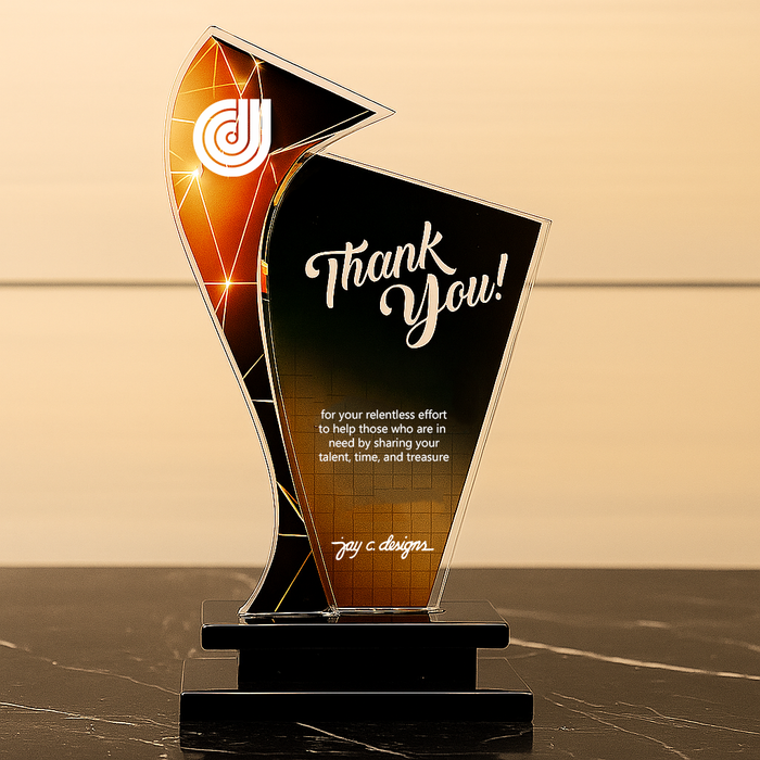 Customize Acrylic Trophies & Plaques 8016