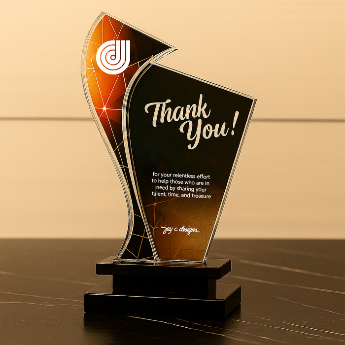 Customize Acrylic Trophies & Plaques 8016