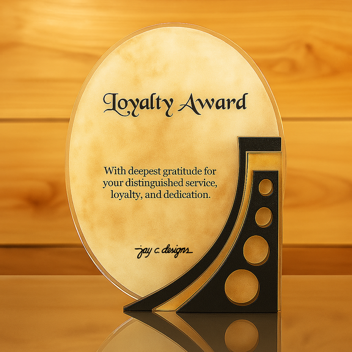 Customize Acrylic Trophies & Plaques 8019