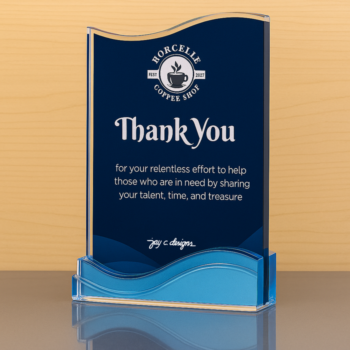 Customize Acrylic Trophies & Plaques 8020
