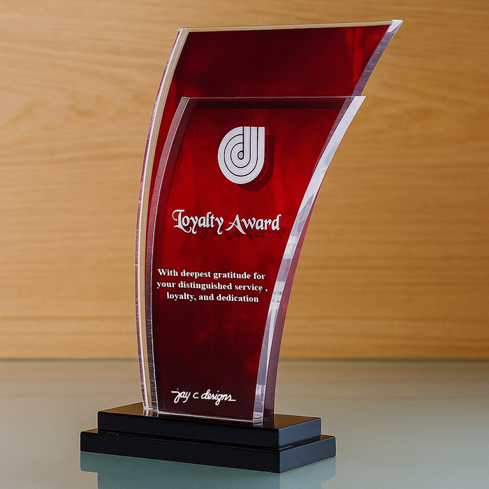 Customize Acrylic Trophies & Plaques 8027
