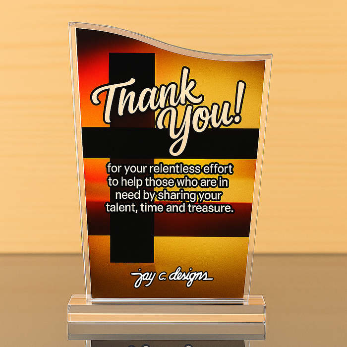 Customize Acrylic Trophies & Plaques 8035