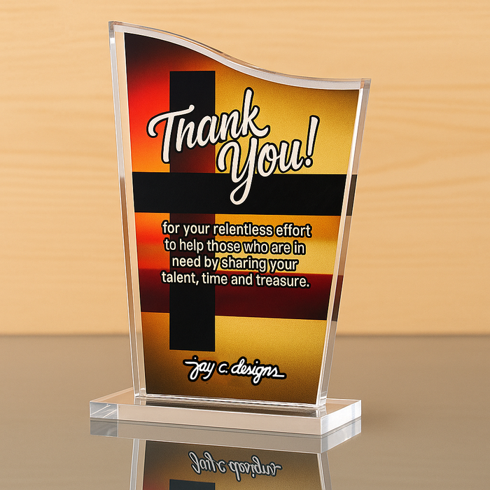 Customize Acrylic Trophies & Plaques 8035