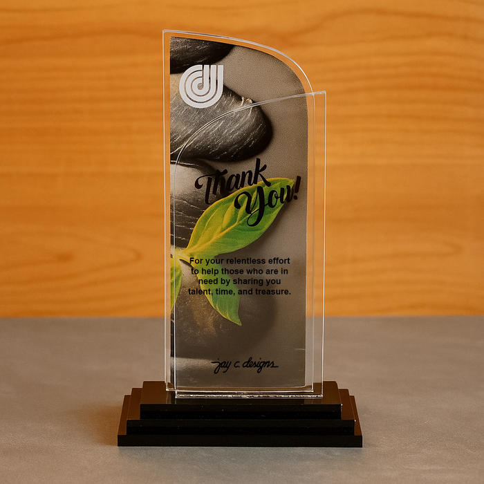 Customize Acrylic Trophies & Plaques 8036