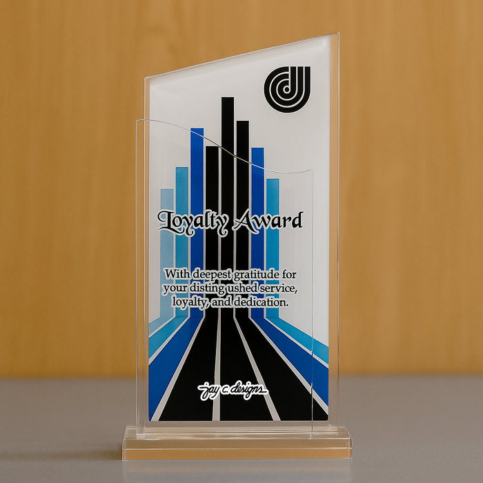 Customize Acrylic Trophies & Plaques 8039