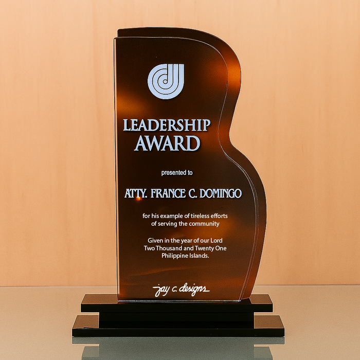 Customize Acrylic Trophies & Plaques 8041