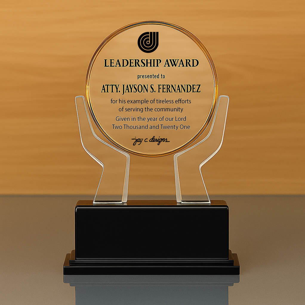 Trophies and Plaques Maker — Jay C. Designs
