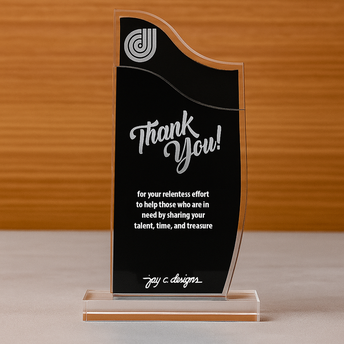 Customize Acrylic Trophies & Plaques 8043