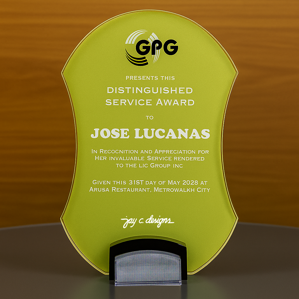 Customize Trophies and Plaques — Jay C. Designs