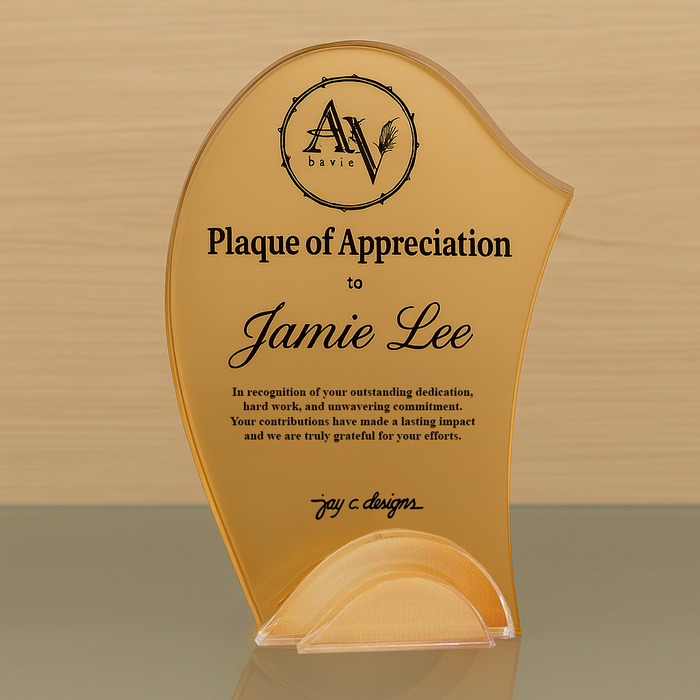 Customize Acrylic Trophies & Plaques 8049