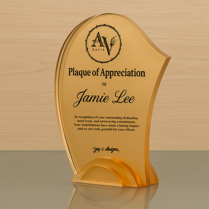 Customize Acrylic Trophies & Plaques 8049