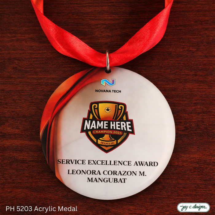 5203 Acrylic Medal