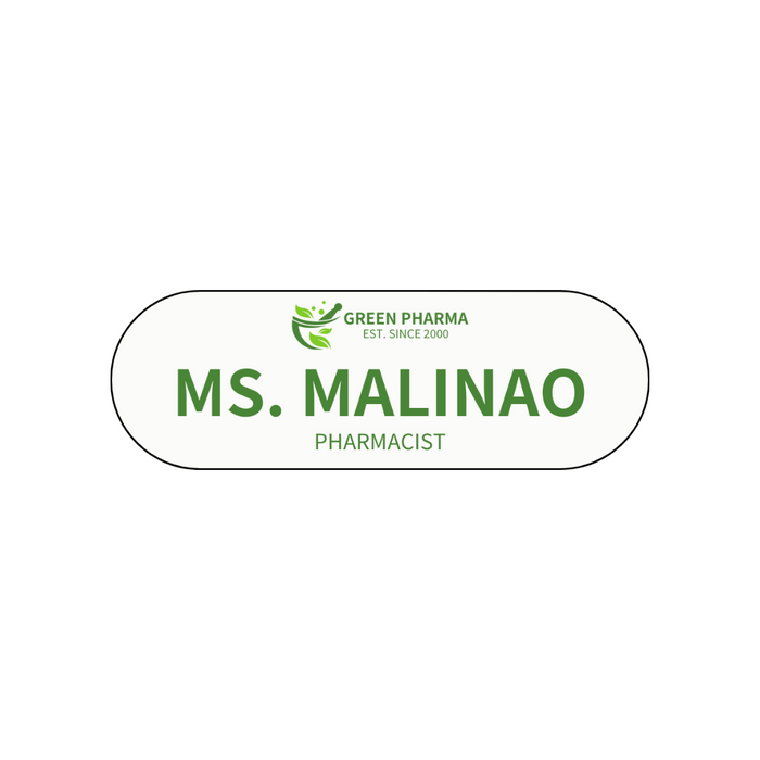 White Nametag Capsule
