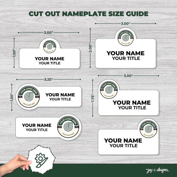 Logo Cut Out Name Tags Series