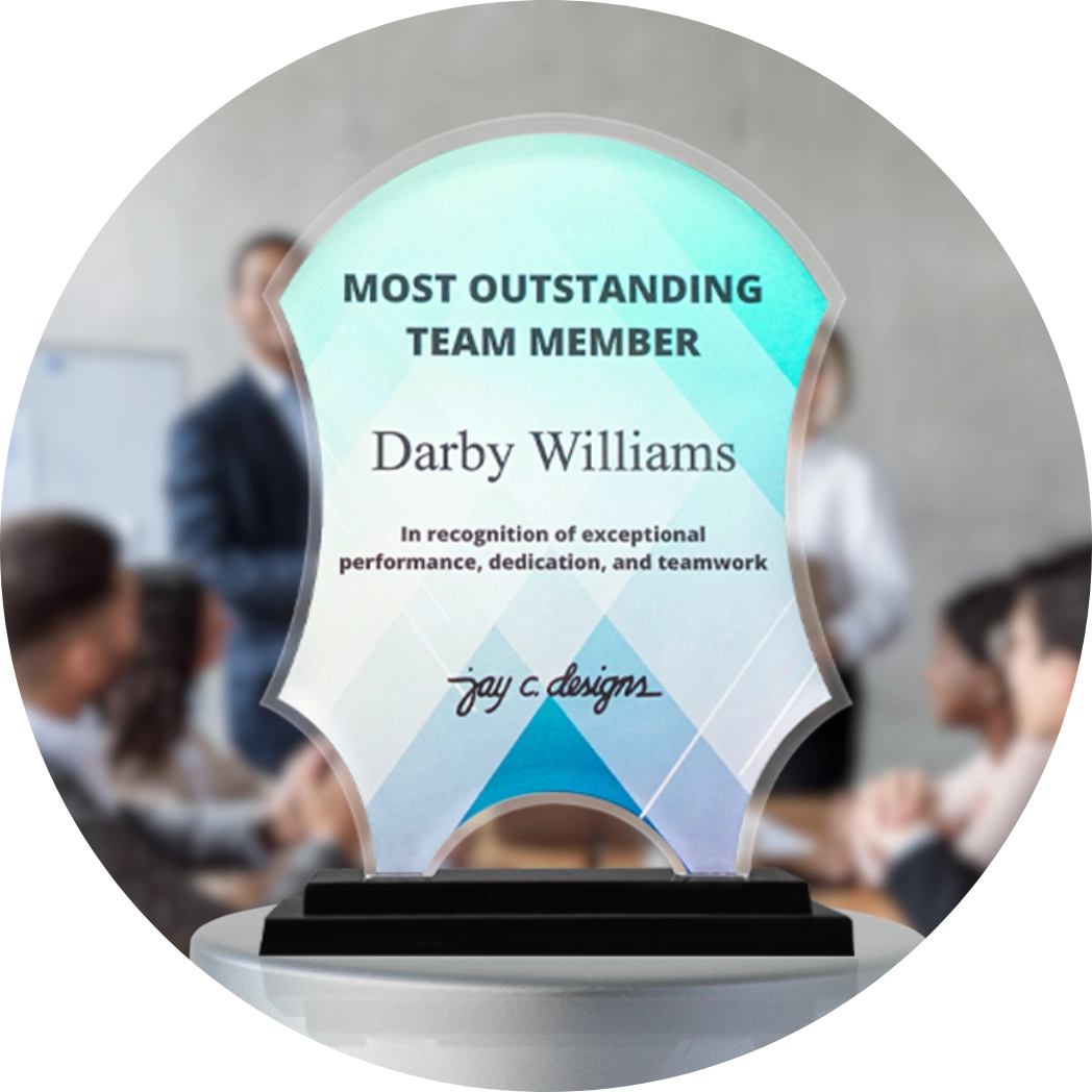 Customize Trophies and Plaques