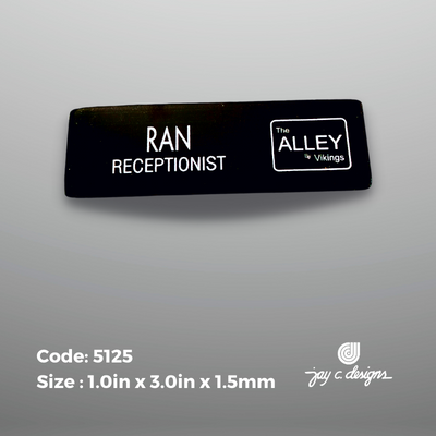 Acrylic Nameplate — Jay C. Designs