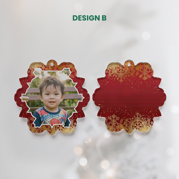 1263 Christmas Tree Decor (Snow Flakes)