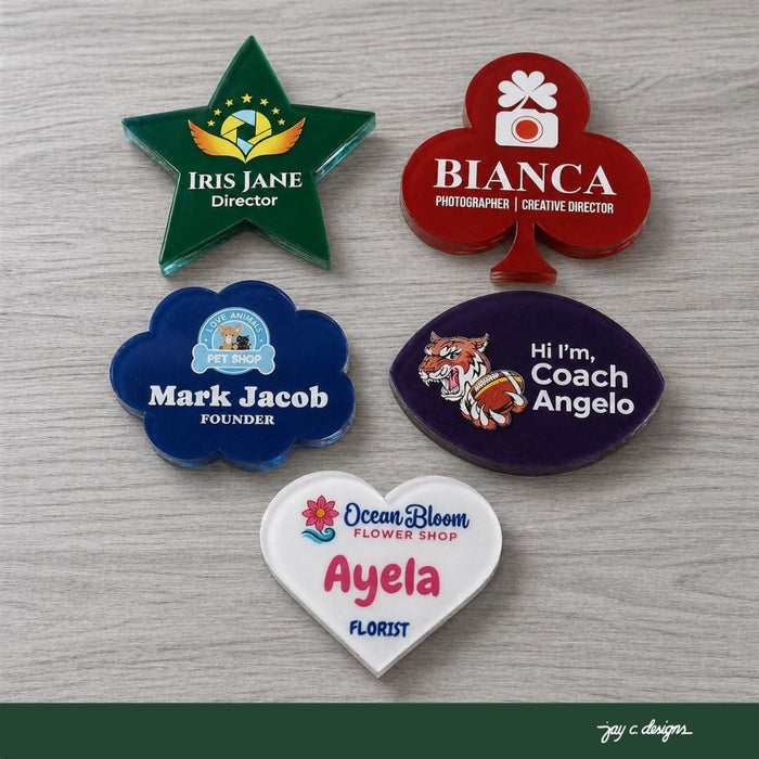 Special Shapes Name Tags Series