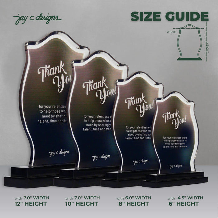 Customize Acrylic Trophies & Plaques 8001