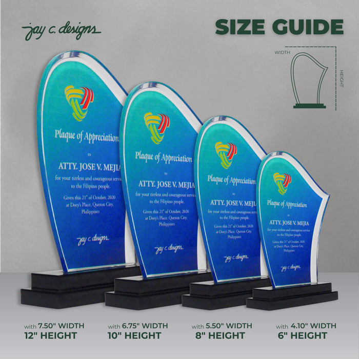 Customize Acrylic Trophies & Plaques 8002