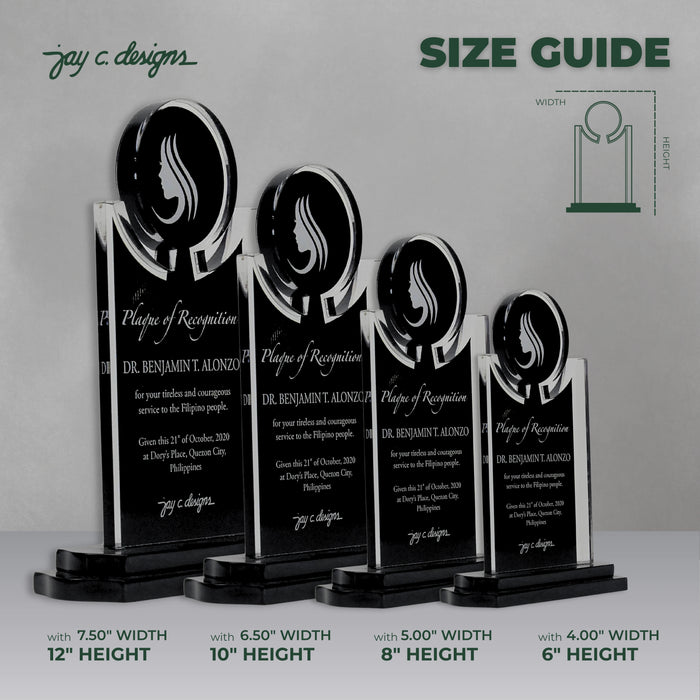 Customize Acrylic Trophies & Plaques 8006