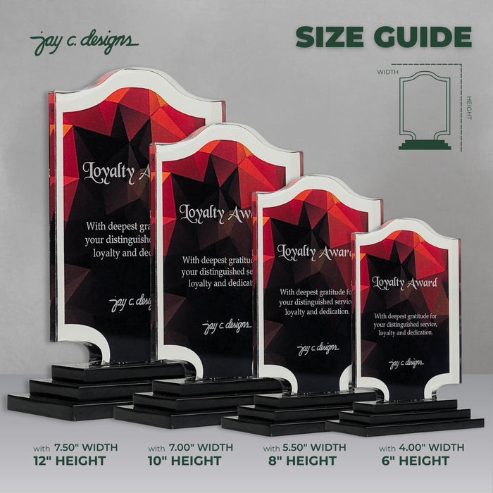 Customize Acrylic Trophies & Plaques 8007