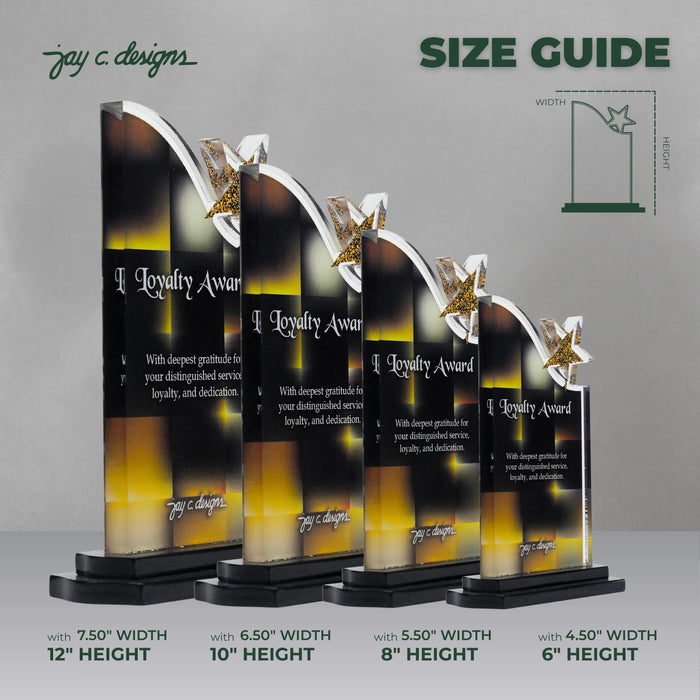 Customize Acrylic Trophies & Plaques 8008