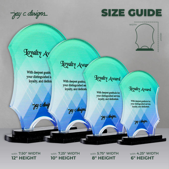 Customize Acrylic Trophies & Plaques 8012