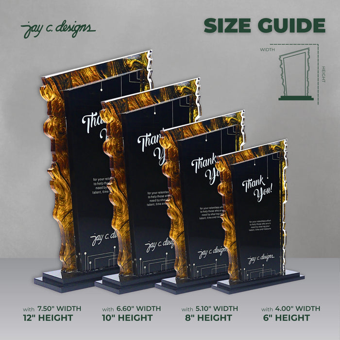 Customize Acrylic Trophies & Plaques 8014